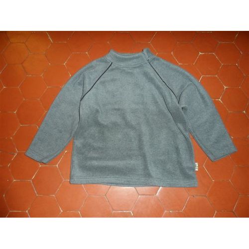 Pull Polaire Gris Kids Graffiti