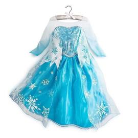 Costume Elsa Reine des neiges lumineuse led deguisement fille enfant