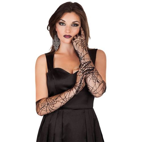 Gants Avec Motifs Toiles D'araignée
