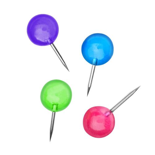 Jpc Creations Boite De 15 Epingles Signaletiques Tête Boule Assorties