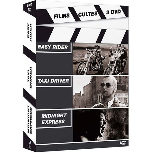 Films Cultes - Coffret : Easy Rider + Taxi Driver + Midnight Express - Pack