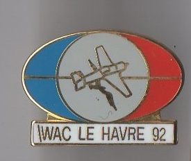 Pin's Avion / Wac 92 Le Havre (World Aerobatic Championship) - Voltige Championnat