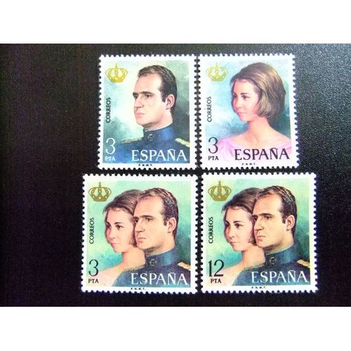 España Spain Espagne 1975 - Reyes De España -Proclamacion Du Roi - Edifil Nº 2302/ 2305 ** Yvert Nº 1948/1951 ** Mnh