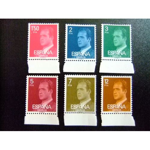 España Spain Espagne 1976 - Juan Carlos 1º - Roi De España - Edifil Nº 2344/ 2349 ** Yvert Nº 1990/1995 ** Mnh