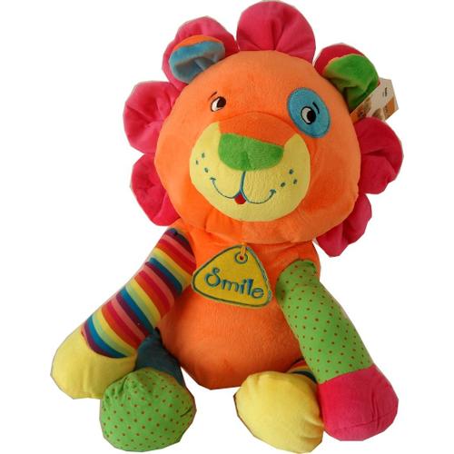 Peluche Lion Assis Multicolore - 42 Cm - Wonderkids - Dès La Naissance