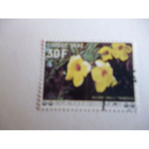 Timbre Taxe "Comores :Fleur D"Allamanda".