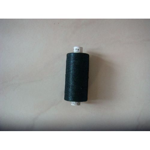 Bobine De Fil A Broder Madeira N°20  Fs 2/2  Bleu Et Noir