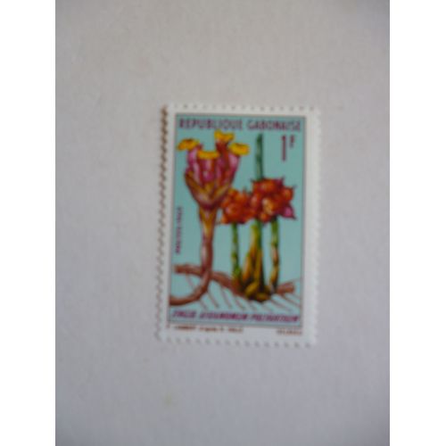 Timbre "Gabon 1969 :Polianthum".