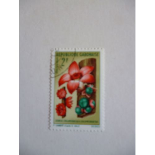 Timbre "Gabon 1969 :Chlamydocola".