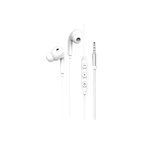 Force Play - Écouteurs Avec Micro - Intra-Auriculaire - Filaire - Lightning - Blanc