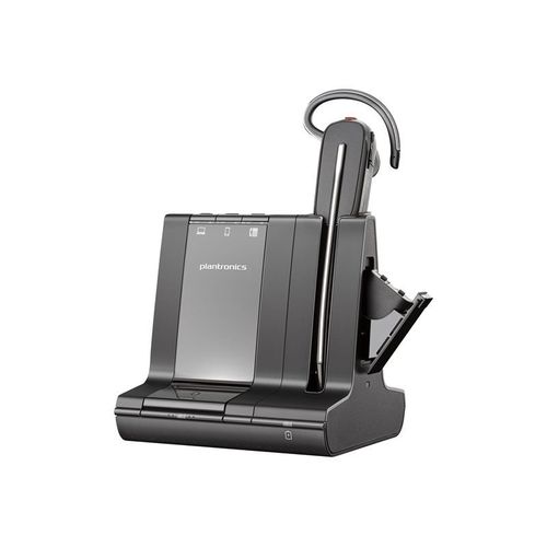 Poly Savi 8245 - Savi 8200 series - micro-casque - intra-auriculaire - convertible - DECT / Bluetooth - sans fil - USB-A via adaptateur DECT - noir - certifié Zoom