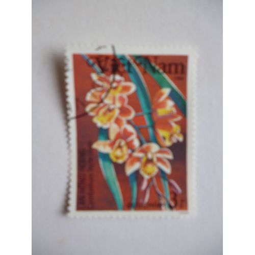 Timbre "Vietnam 1984 : Cymbidium Hybridum".