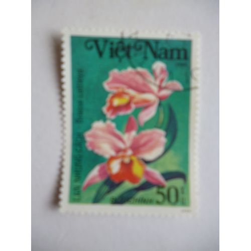 Timbre "Vietnam 1984 : Brasse Cattleya".