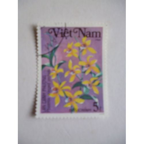 Timbre "Vietnam 1984 : Phoenix Winged Orchids".