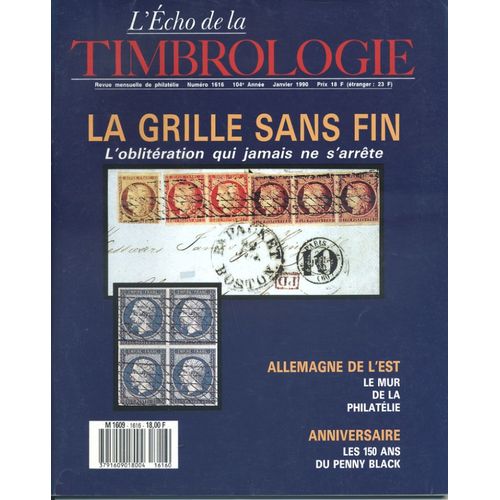 L Echo De La Timbrologie N°1616  N° 1616