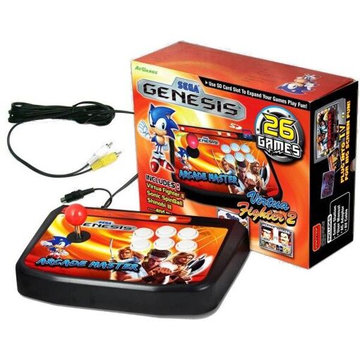 Lot De 2 Joysticks Arcade Pour Sega Megadrive - Vendu HS, Non Testés - Pour Pièces