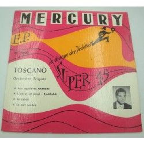 Toscano Et Son Orchestre Tzigane - Airs Populaires Roumains/Le Canari/La Nuit Sombre Ep Mercury