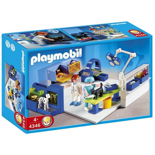 Playmobil 4346 - Equipe Vétérinaires Et Salle D'opération