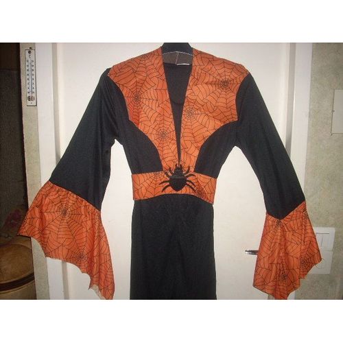 Robe Sorcière Araignée Adulte Pr Halloween T U