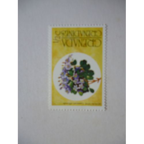 Timbre "Grenadines :Guaiacum Officinale".