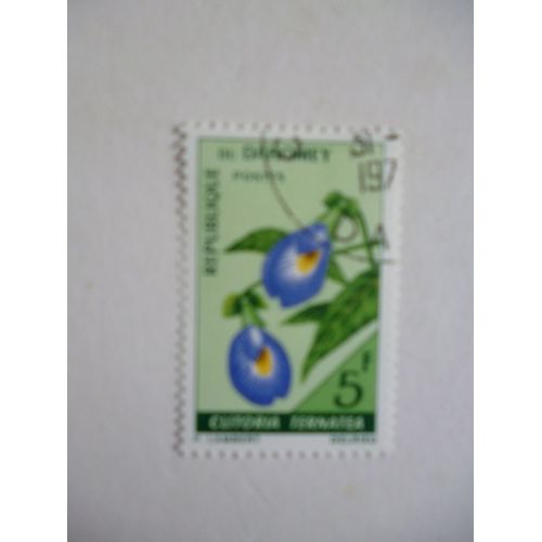 Timbre "Dahomey (Benin) : Clitoria Ternatea".