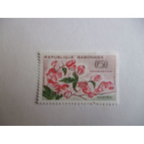 Timbre "Gabon :Combretum".