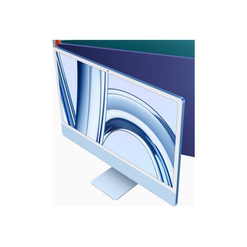 Apple iMac with 4.5K Retina display MJV93FN/A - Début 2021 - M1 8 Go RAM 256 Go Bleu AZERTY