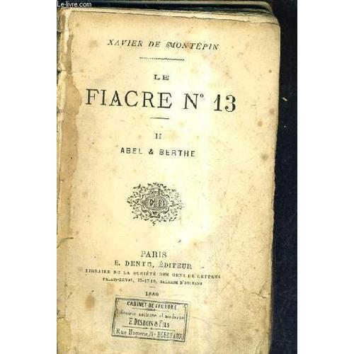 Le Fiacre N°13 - Tome 2 : Abel & Berthe.