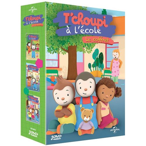 T'choupi À L'école - Le Coffret : La Kermesse + C'est Les Vacances + C'est La Rentrée - Pack