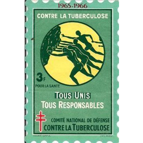 Timbre Vignette Comité National De Défense Contre La Tuberculose 3 F - André Spitz