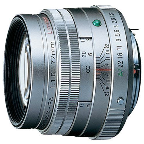 Pentax FA 77mm F1.8 limited Lens Silver