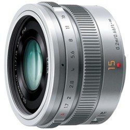 Panasonic LUMIX G LEICA DG SUMMILUX 15mm /F1.7 ASPH. Single Focus Lens Silver : H-X015-S