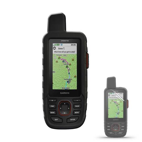 Coque Pare-Chocs En Silicone À Bord Souple Film De Protection D'écran Pour Garmin Gpsmap 67 67i 66 66i 66s 66st 66sr