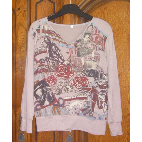 Top Beige Marque Kiabi - Taille 10 Ans
