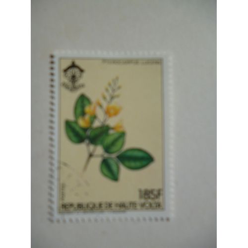 Timbre "Haute Volta :Pterocarpus Lucens".