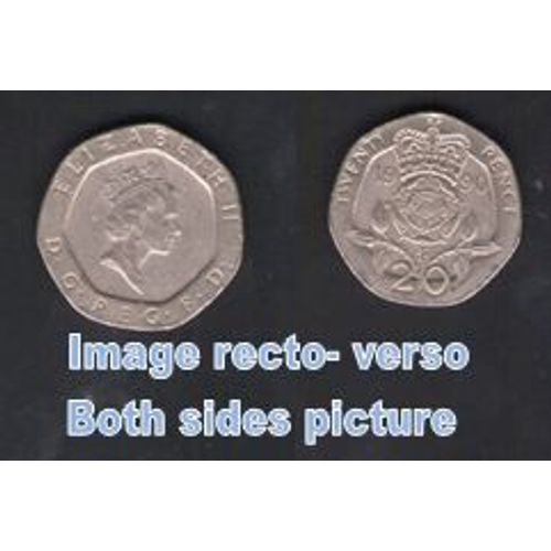 Royaume Uni Pièce De Monnaie Coin Moeda Twenty Pence 1990 Uk
