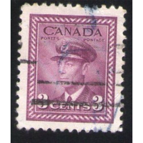 Canada 1943 Oblitéré Used Stamp King Roi George Vi
