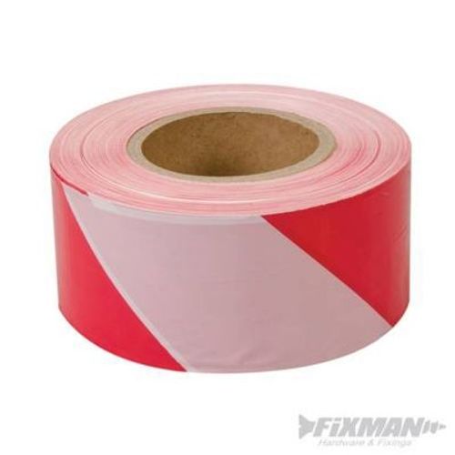 Ruban de balisage Rouge et Blanc 70 mm x 500 metres FixMan