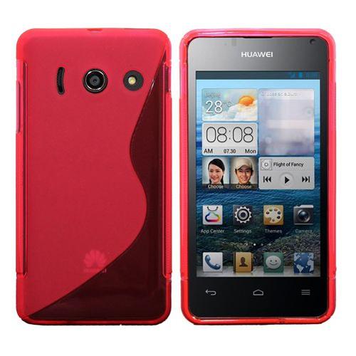 Coque Tpu Type S Pour Huawei Y300  - Rouge