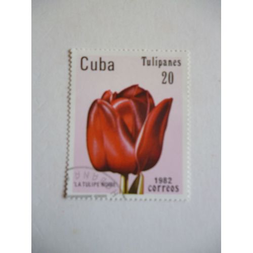 Timbre "Cuba 1982 :La Tulipe Noire".