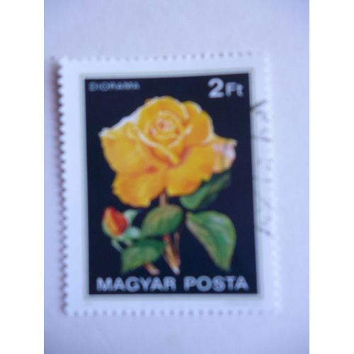 Timbre "Magyar Posta :Rose Diorama".