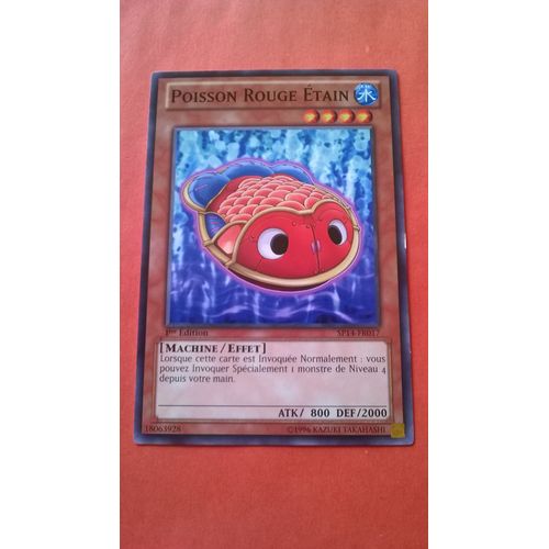 Poisson Rouge Étain Sp14-Fr017 Commune - Yu-Gi-Oh