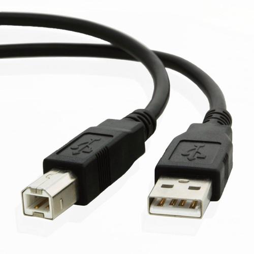 Câble USB 2.0 A vers B pour Imprimantes, Numériseurs (Epson, HP, Canon etc) 1.8M 1.8 mètre