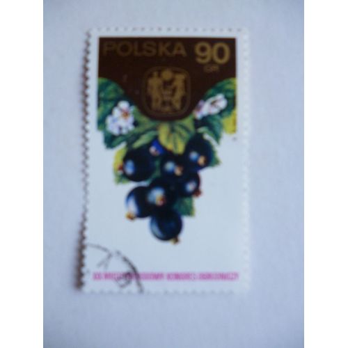 Timbre "Pologne :Cassis".