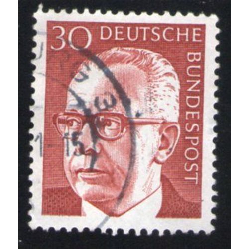 Allemagne 1971 Oblitération Ronde Used Stamp Président Gustav Heinemann