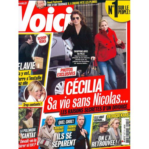 Voici 0001041 : Cécilia Sarkozy/Thomas Hugues & Laurence Ferrari/Flavie Flament/Bertrand Cantat