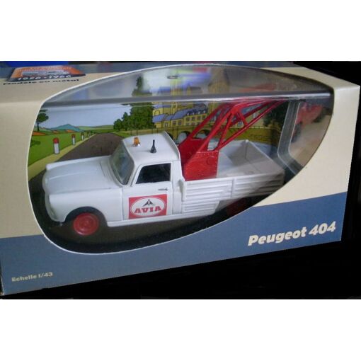 Dépanneuse Peugeot 404 AVIA ELIGOR - Échelle 1/43, En Boîte, Occasion