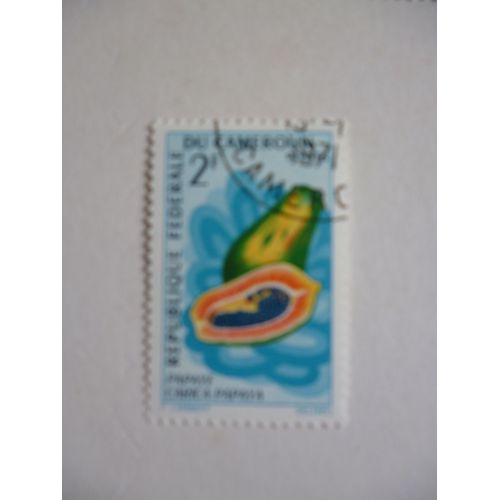 Timbre "Cameroun : Papaye".