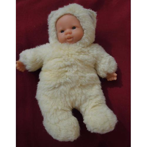 Peluche Bébé Déguisé En Ourson 25 Cm