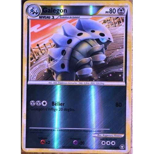 Carte Pokémon 37/102 Galegon 80 Pv Série Hs Triomphe Neuf Fr